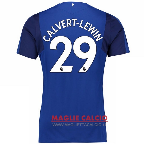 nuova maglietta everton 2017-2018 calvert lewin 29 prima